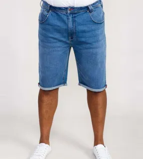 Big Men's Blue Stretch Denim Shorts (SUFFOLK) D555