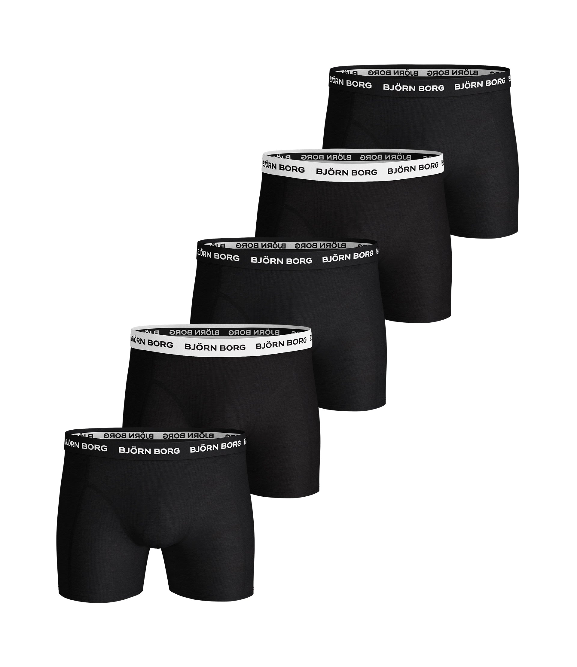 Bjorn Borg Cotton Stretch Boxer Shorts - 5 Pack