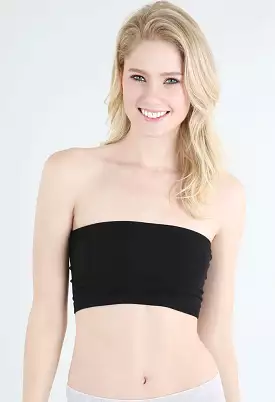 Black Bandeau Top