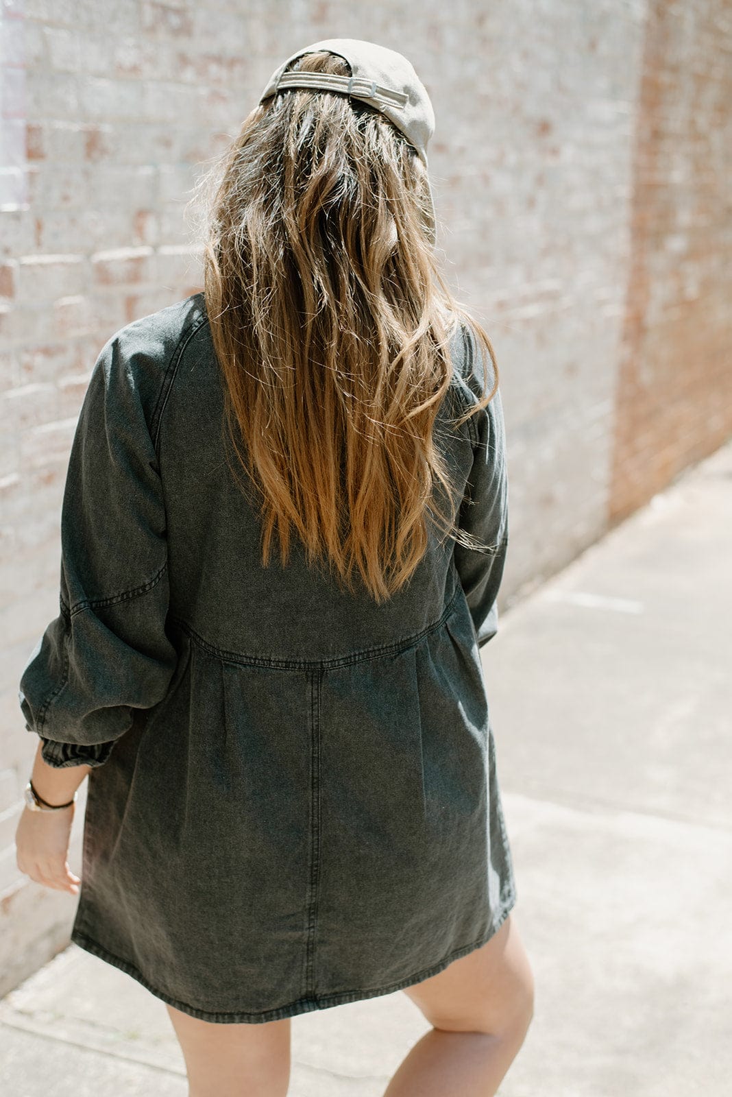 Black Denim Dress