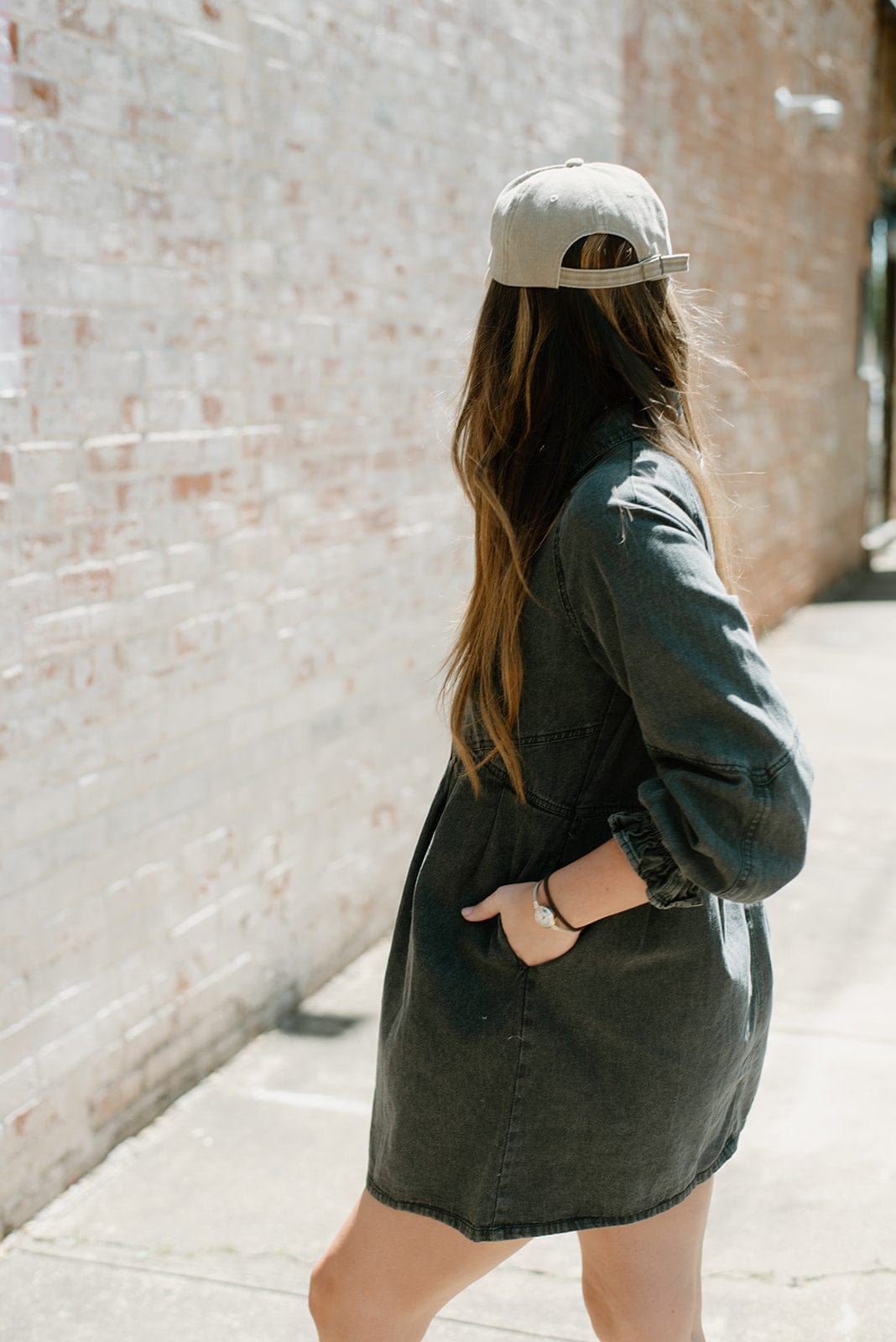 Black Denim Dress