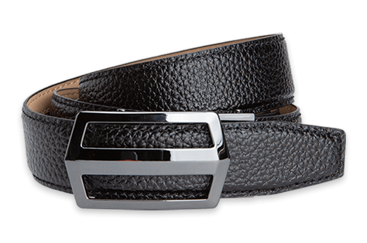 Black Golf Belt with 1 3/8 Strap - Classic and Stylish