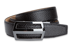 Black Golf Belt with 1 3/8 Strap - Classic and Stylish