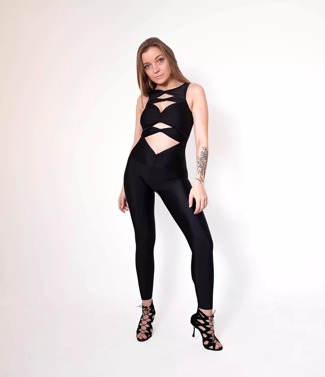 Black Jumpsuit - La Fitwear Collection