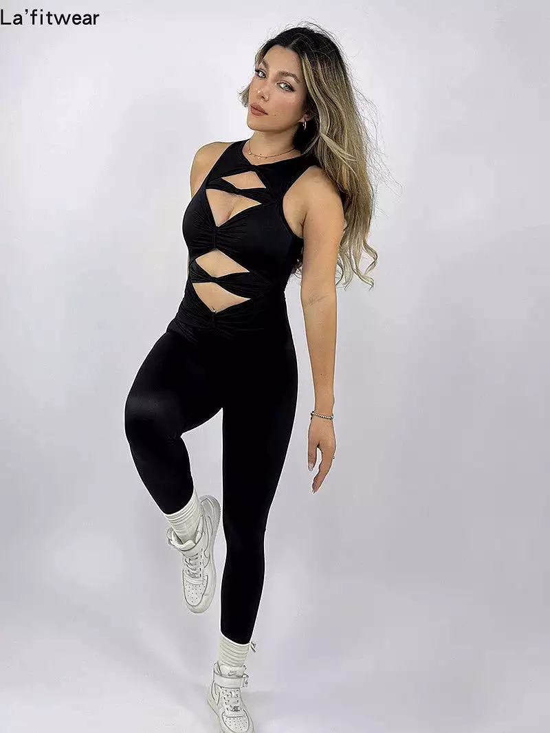 Black Jumpsuit - La Fitwear Collection