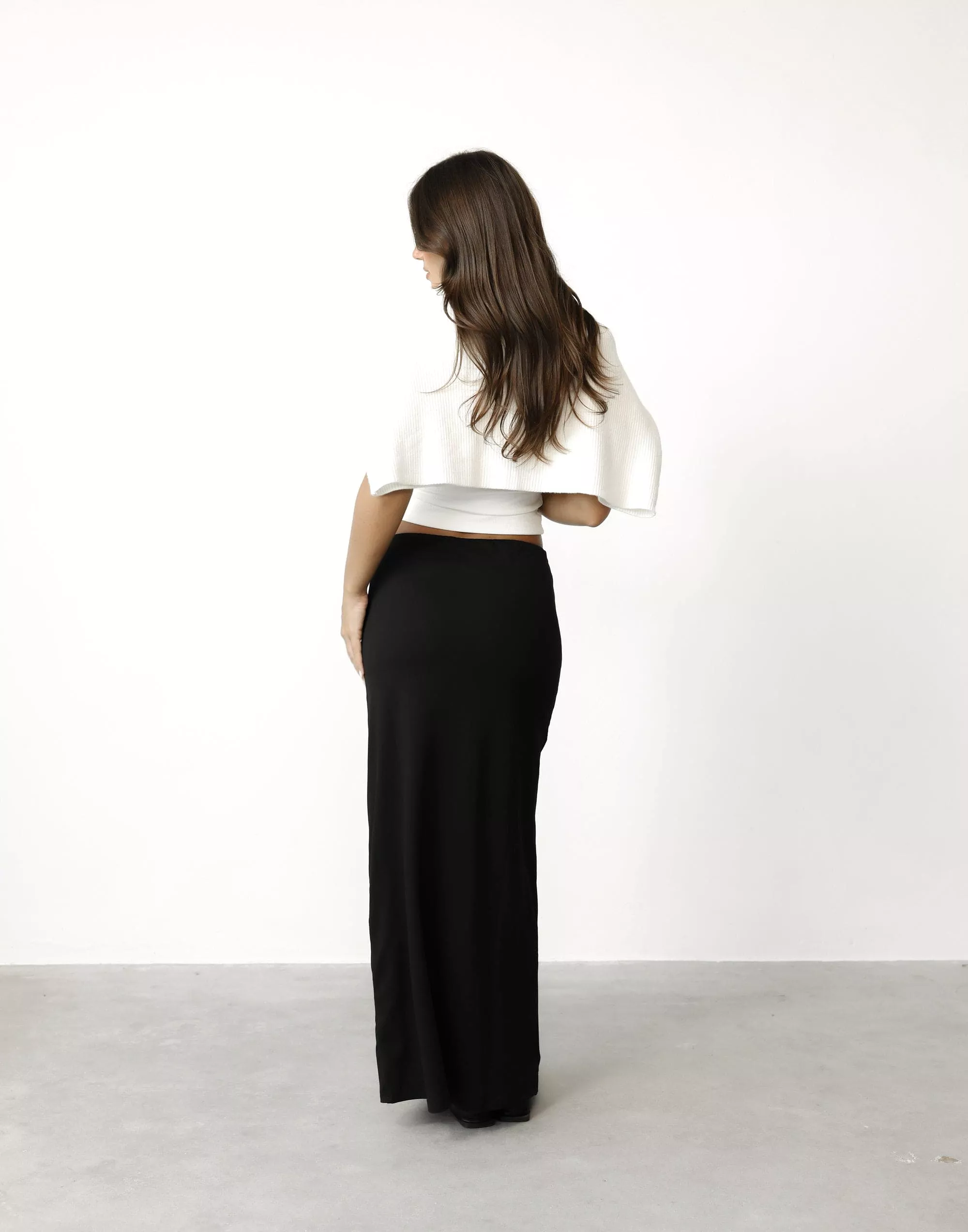 Black Lindsay Maxi Skirt