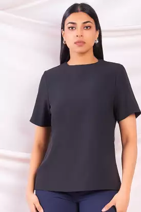 Black Loose-Fitting Shirt