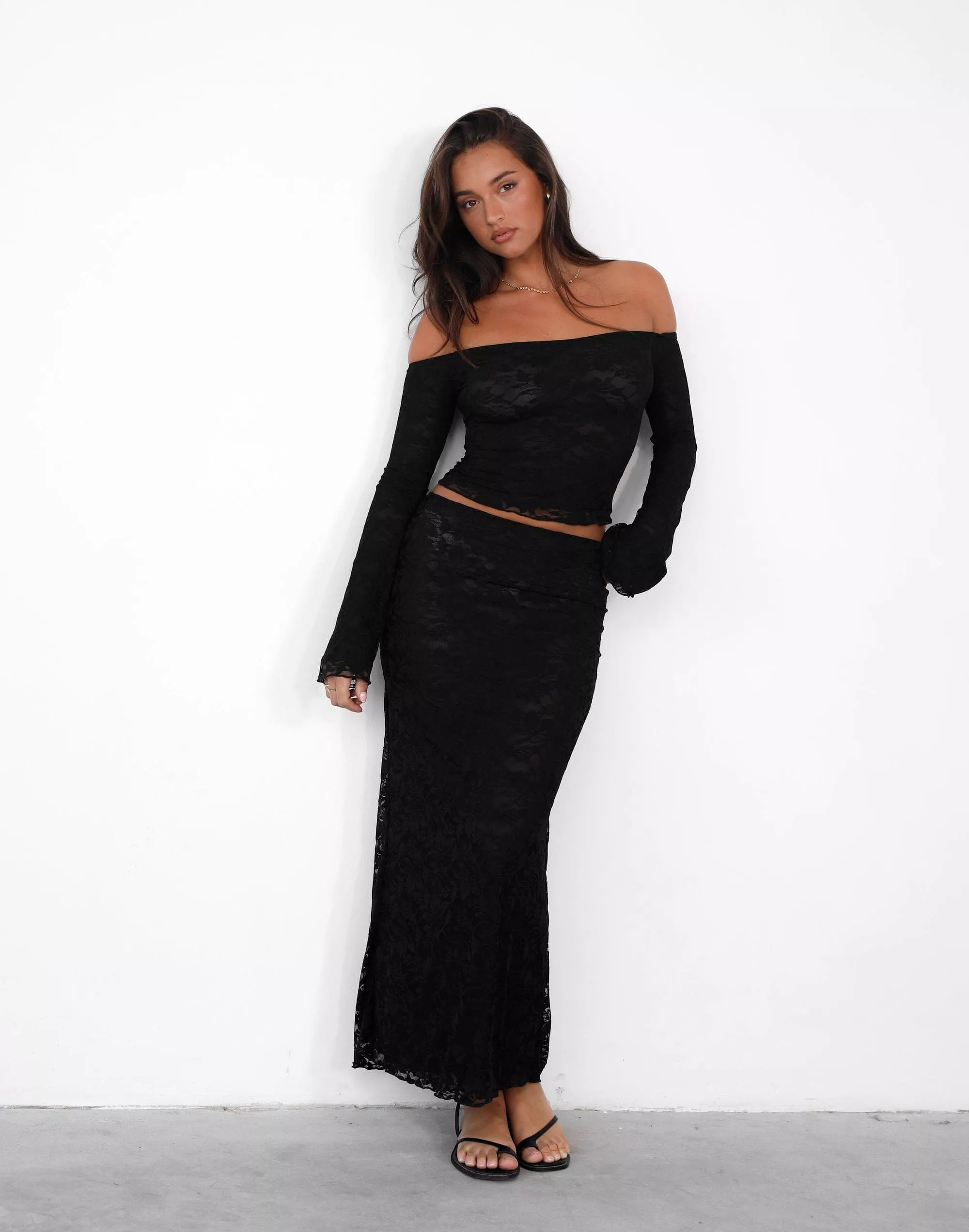 Black Maxi Skirt - Florence - Best Price & Quality