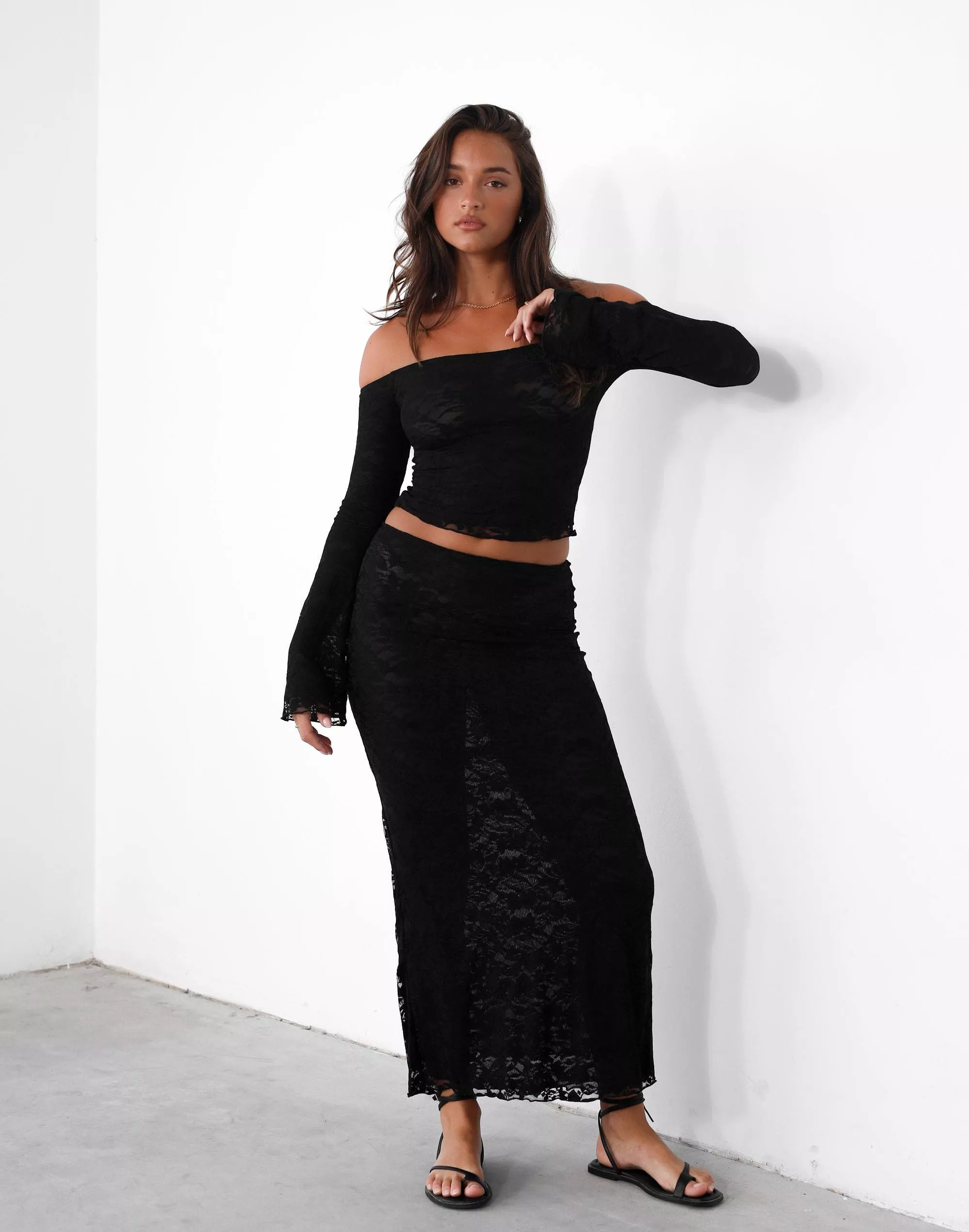 Black Maxi Skirt - Florence - Best Price & Quality