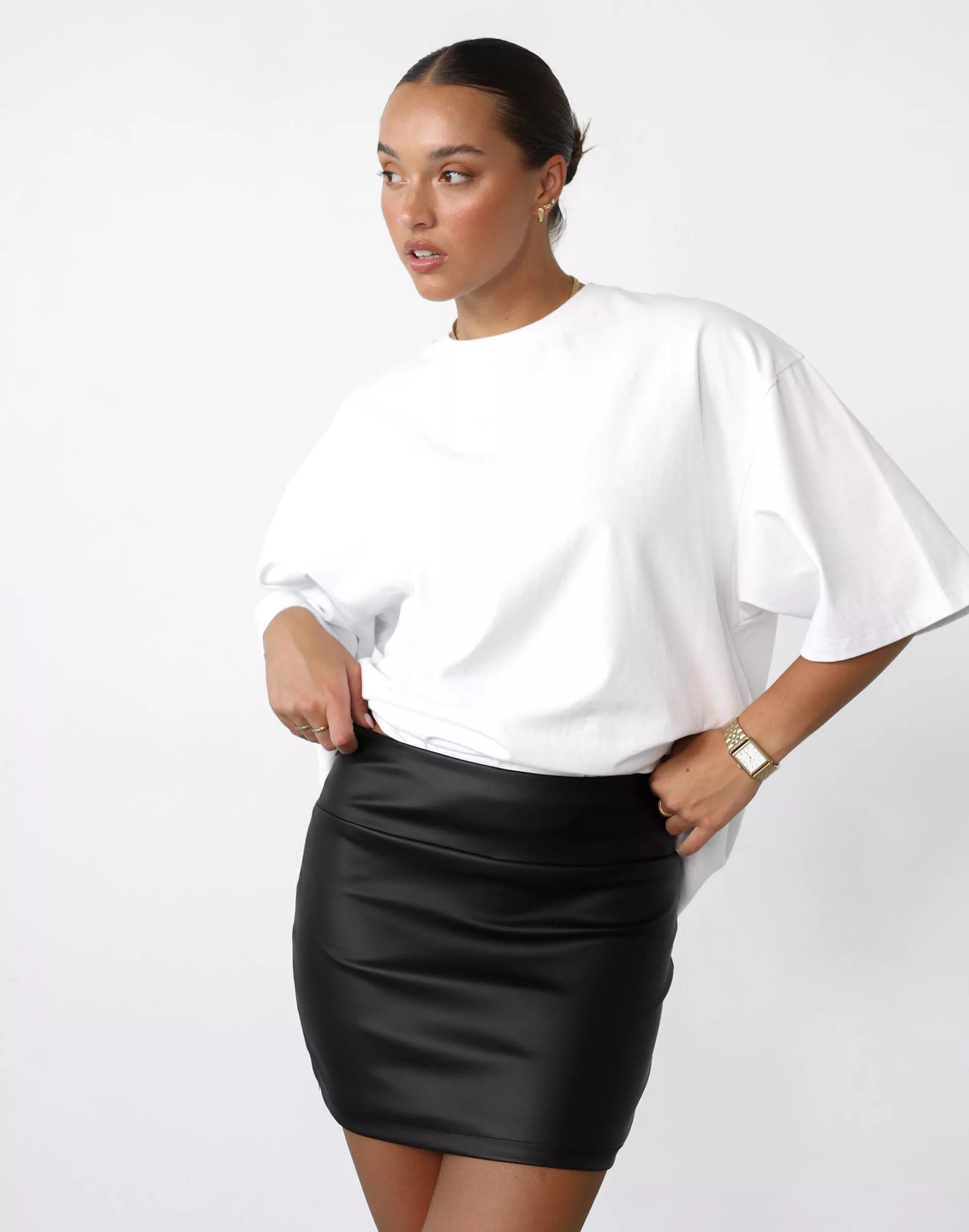 Black Pepper Mini Skirt