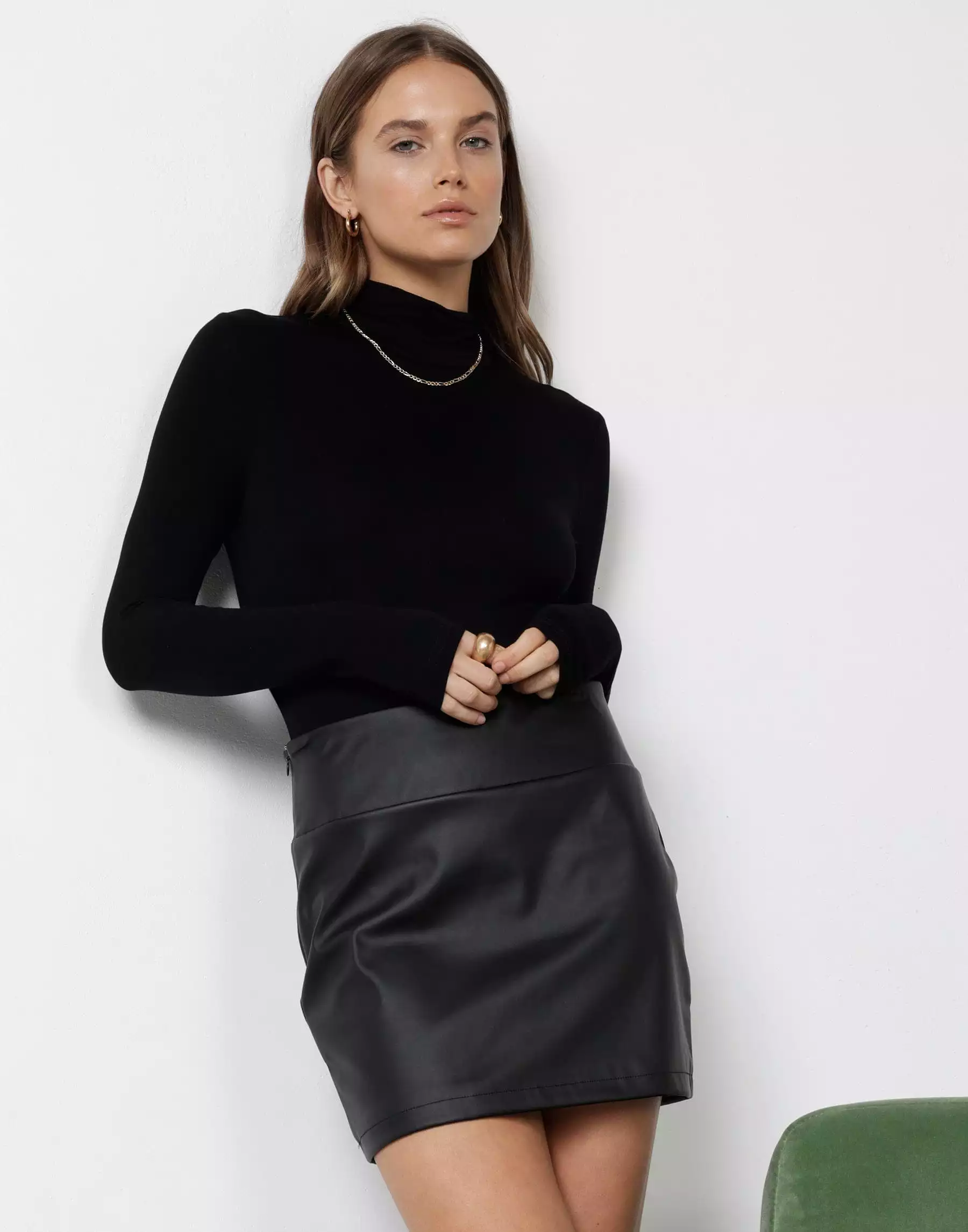 Black Pepper Mini Skirt