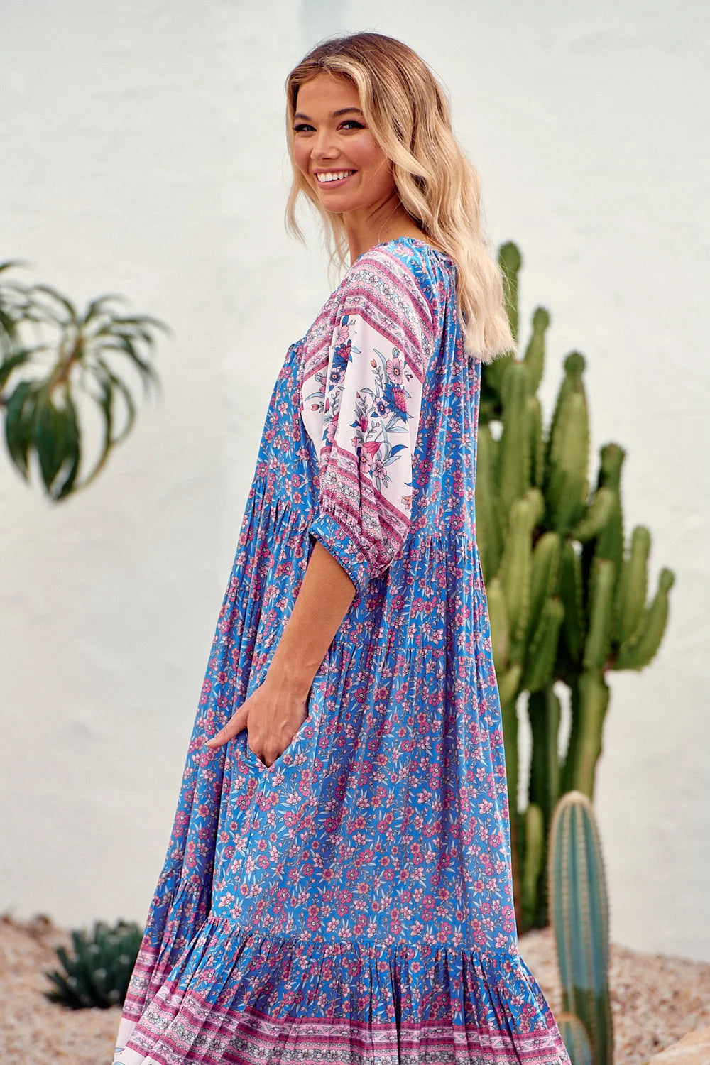 Blossom Maxi Dress - Blu Collection | Floral Print Maxi Dresses