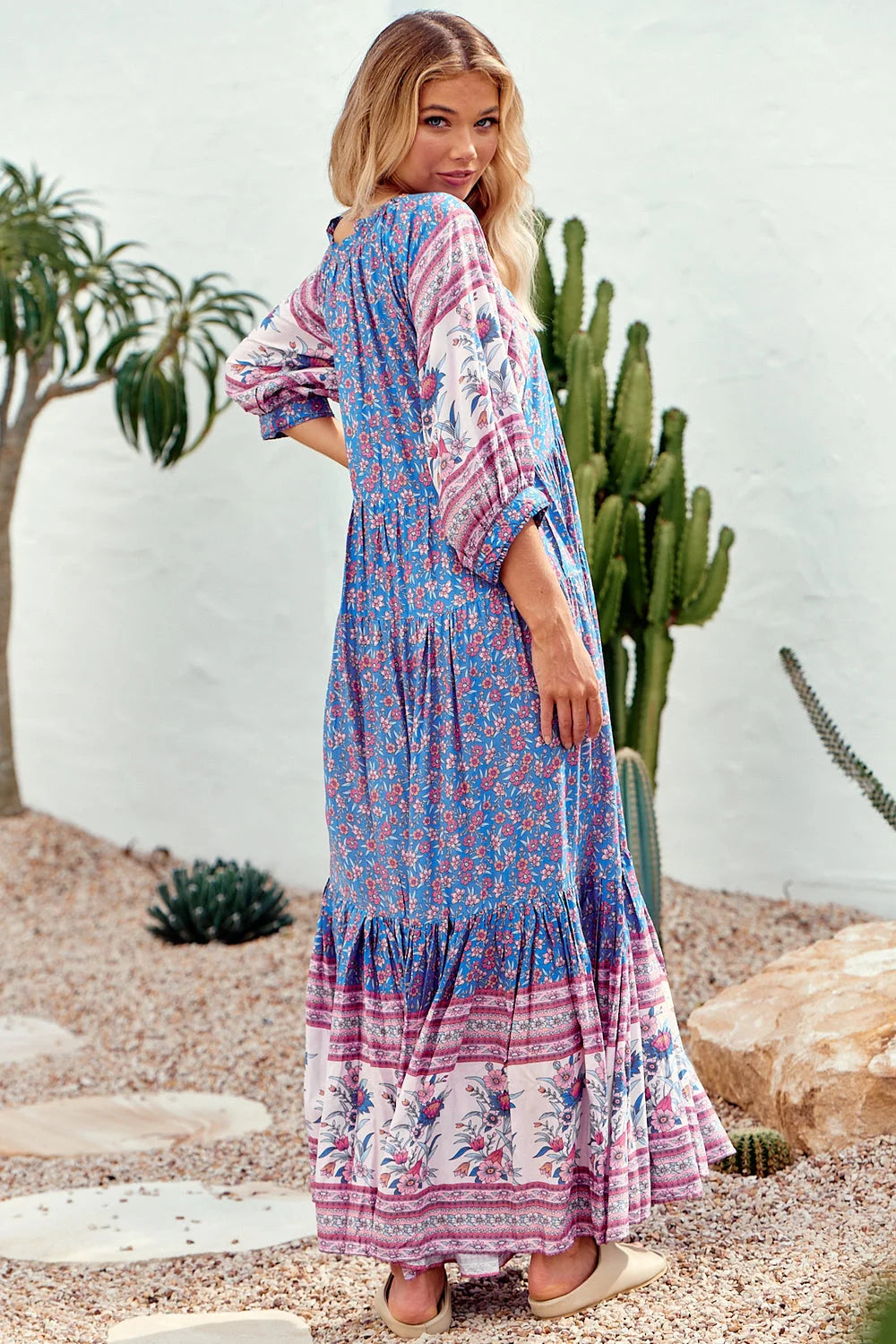 Blossom Maxi Dress - Blu Collection | Floral Print Maxi Dresses