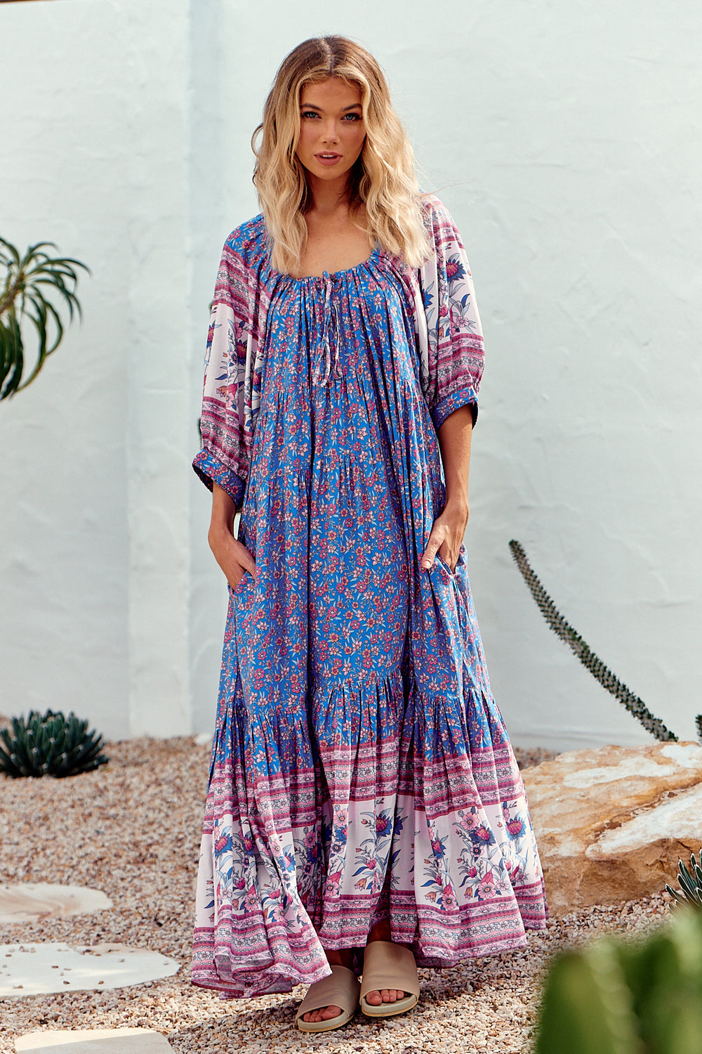 Blossom Maxi Dress - Blu Collection | Floral Print Maxi Dresses