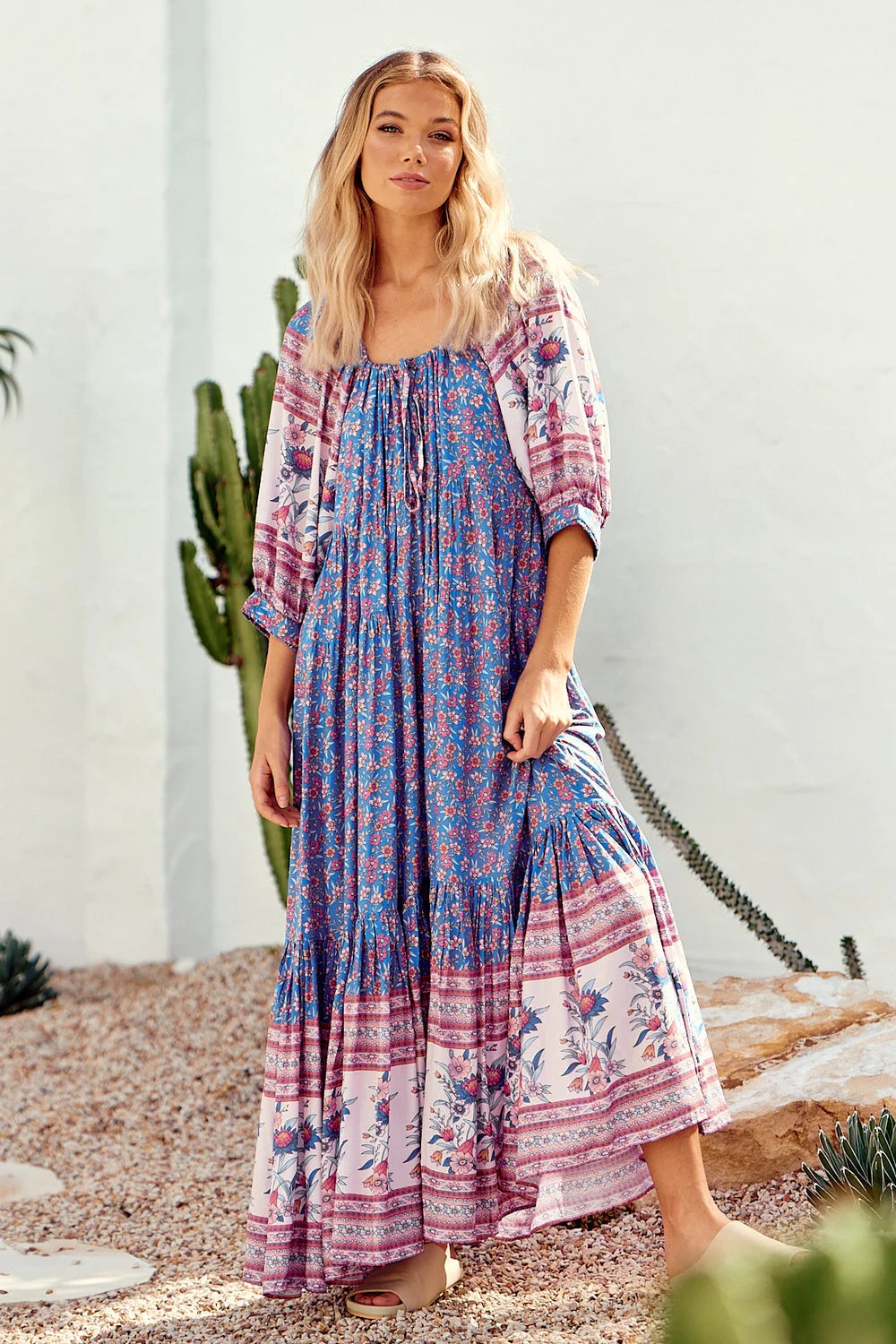 Blossom Maxi Dress - Blu Collection | Floral Print Maxi Dresses