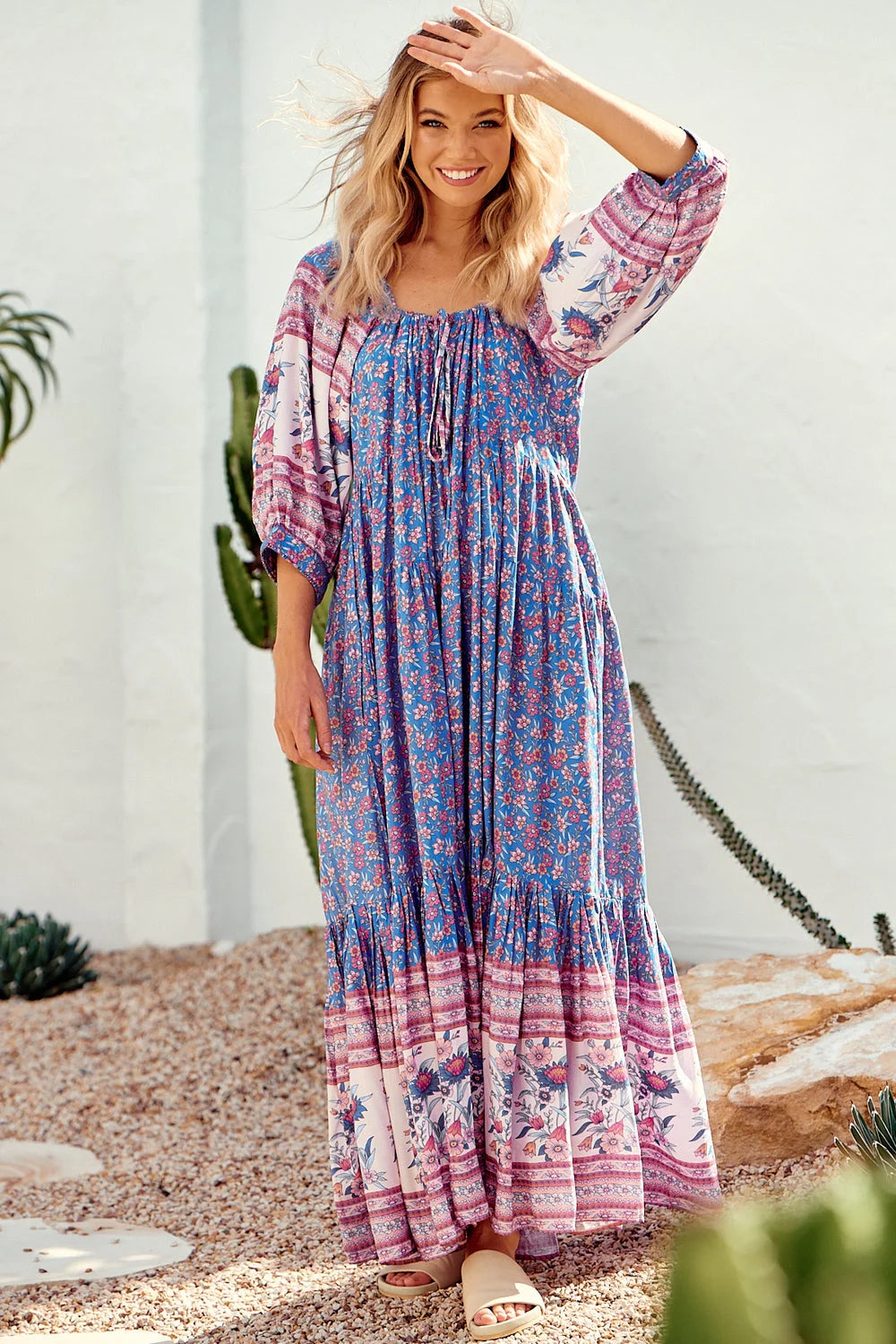 Blossom Maxi Dress - Blu Collection | Floral Print Maxi Dresses