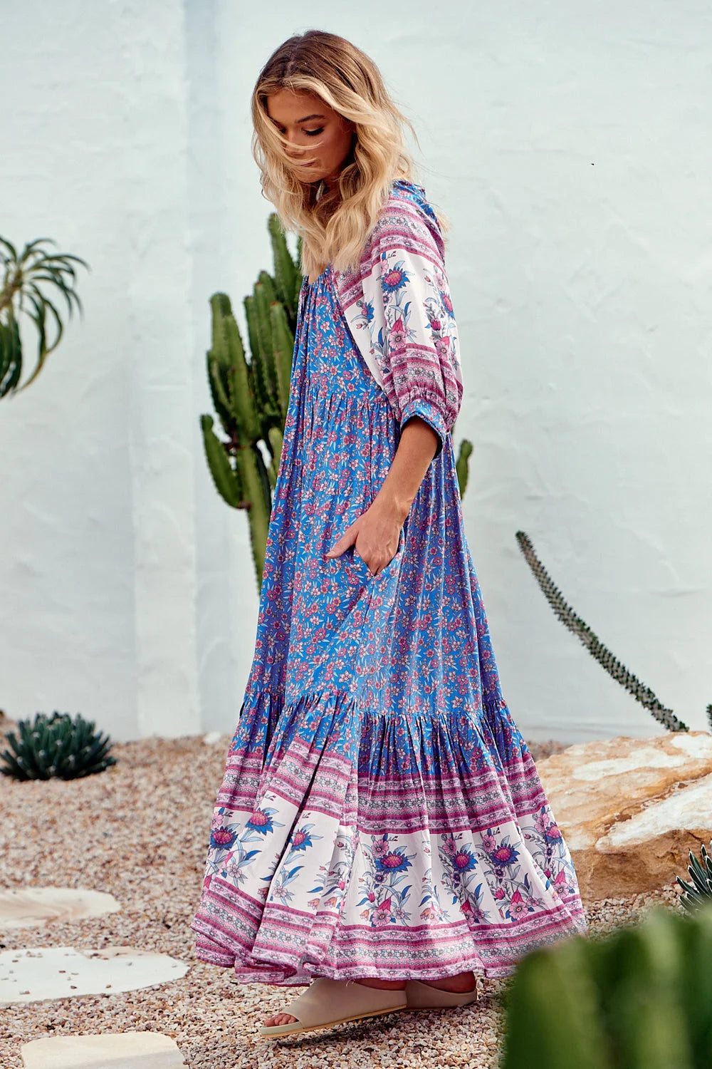 Blossom Maxi Dress - Blu Collection | Floral Print Maxi Dresses