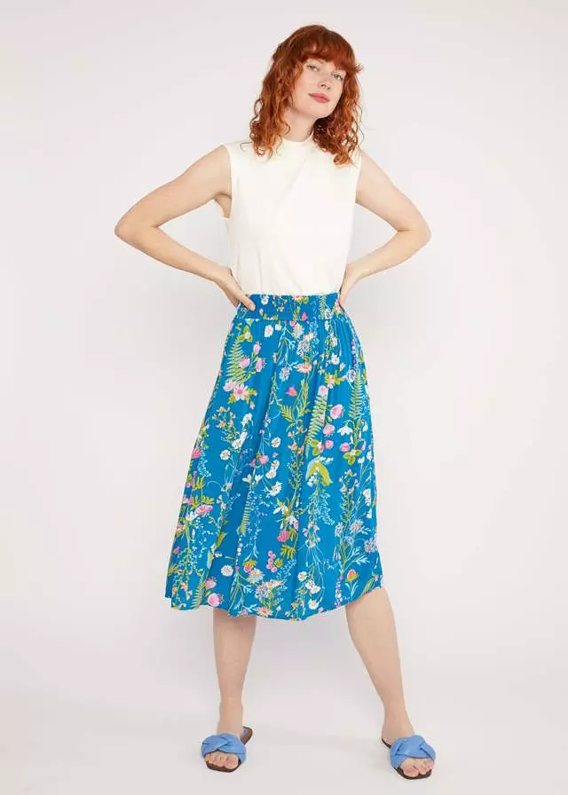 Blutsgeschwister Greek Midsummer Night's Dream Ease Peace Midi Skirt