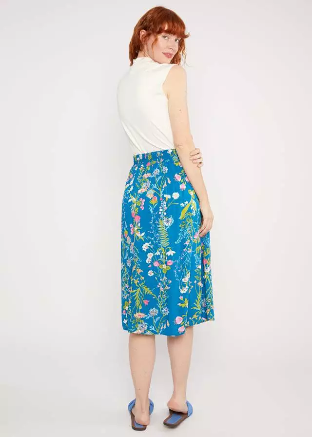 Blutsgeschwister Greek Midsummer Night's Dream Ease Peace Midi Skirt