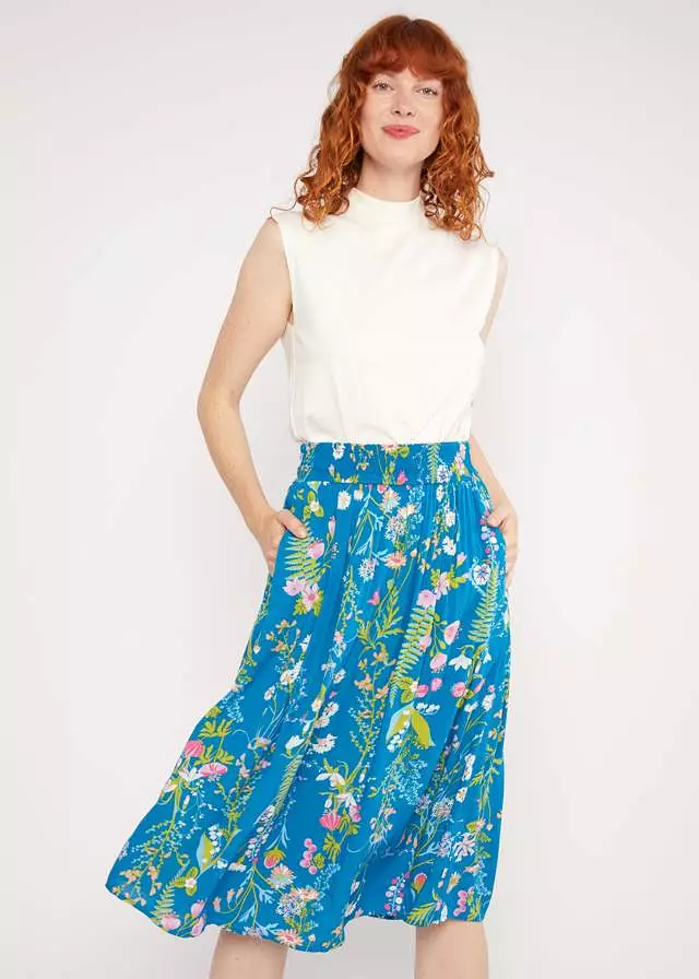 Blutsgeschwister Greek Midsummer Night's Dream Ease Peace Midi Skirt