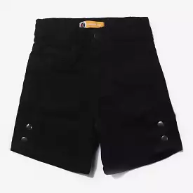 Boys Black Denim Stretch Shorts - Out of This World