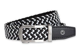 Braided Charcoal Golf Belt with 1 1/8 Strap