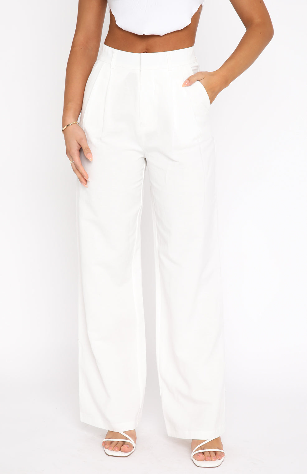 Bright White Pants - Beyond Reach Collection