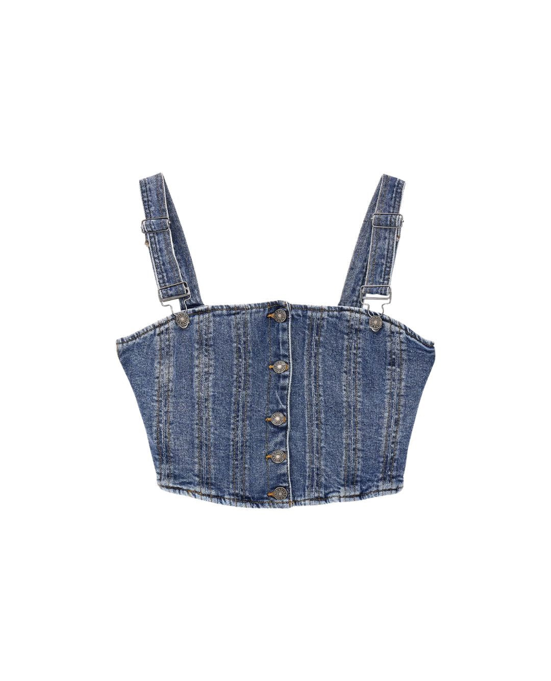 Bustier Denim Top for Sale