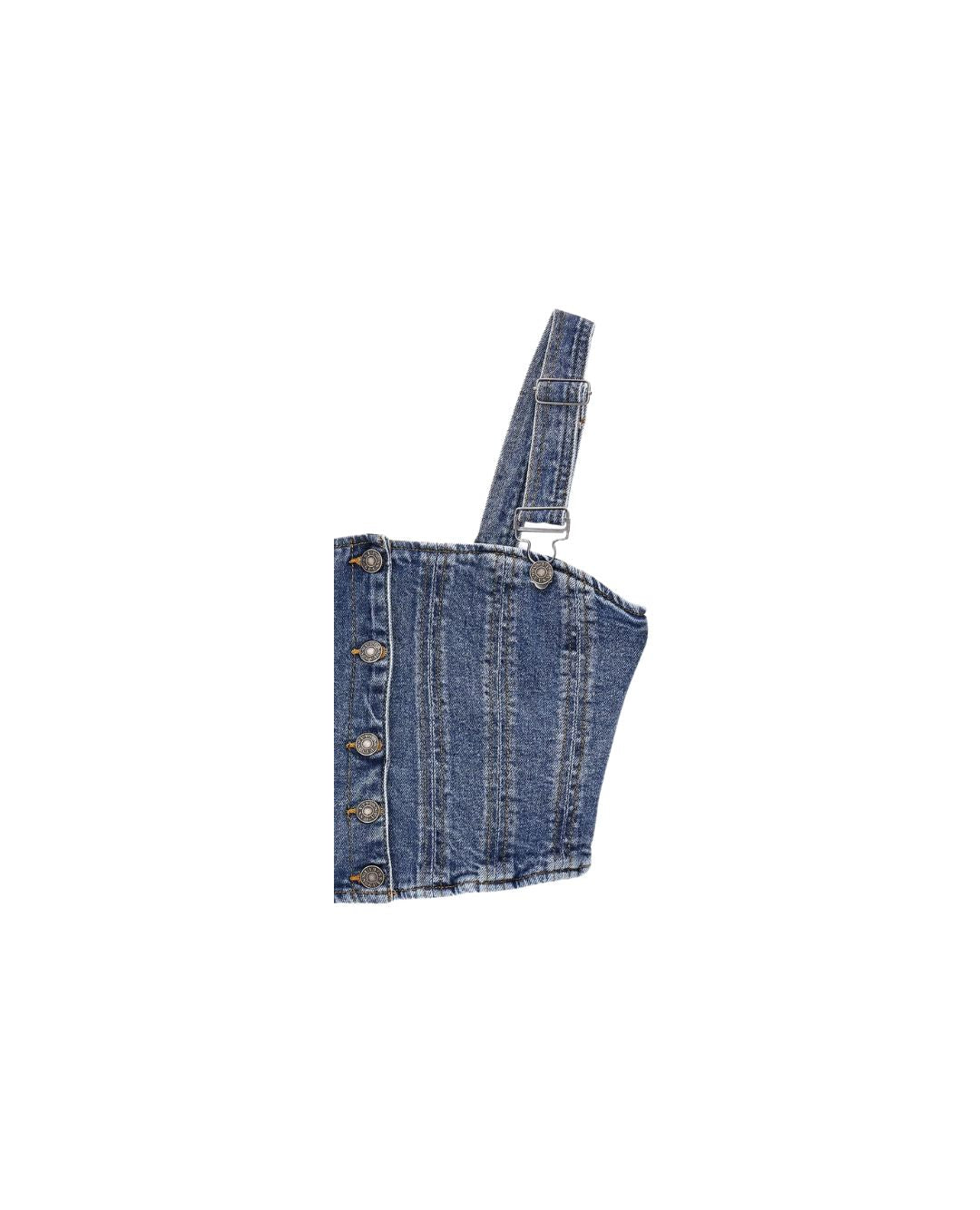 Bustier Denim Top for Sale