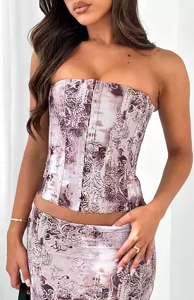 Bustier Smokey Pink