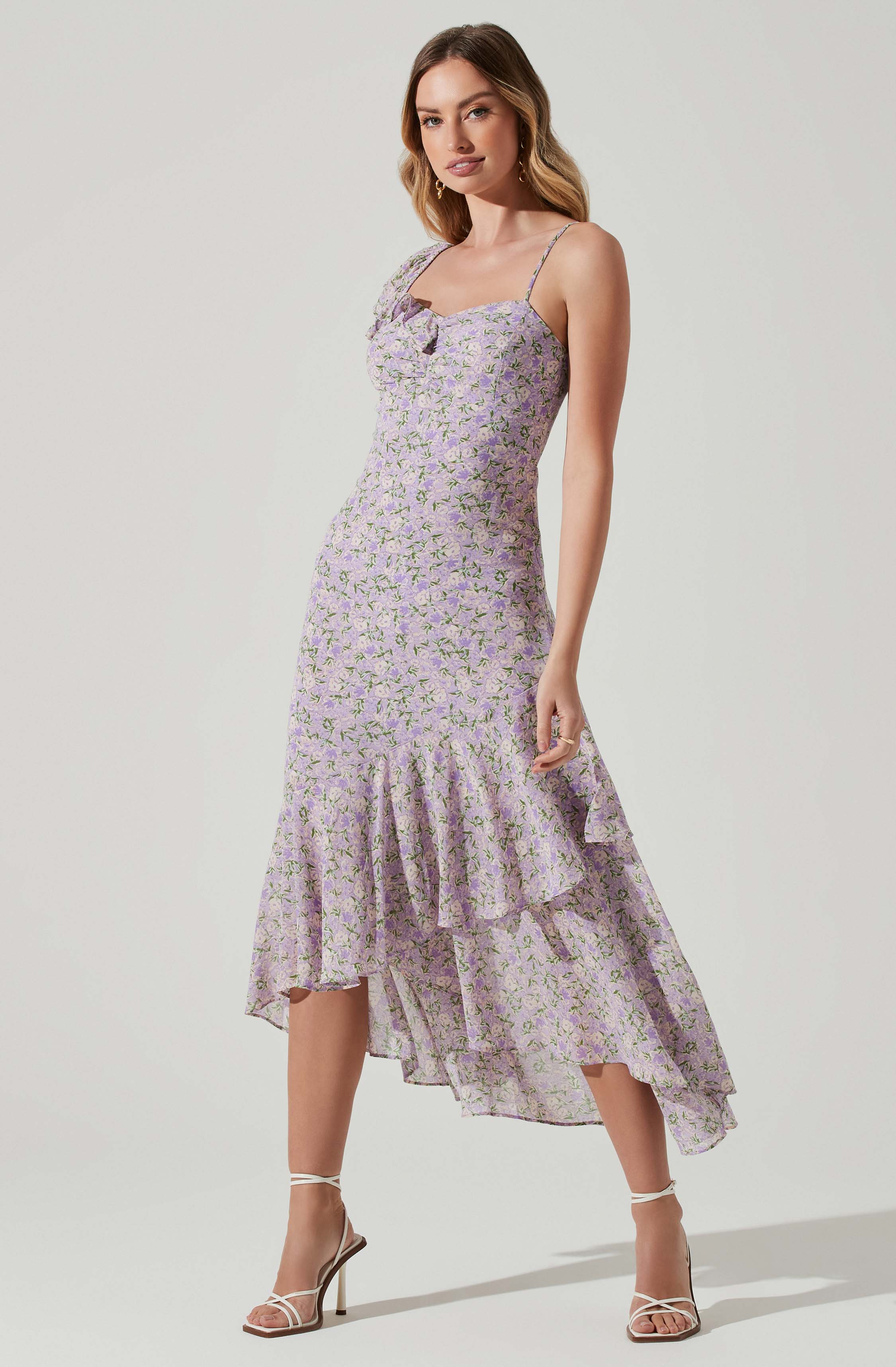 Camelia Dress - Floral Midi Dress | Buy Now