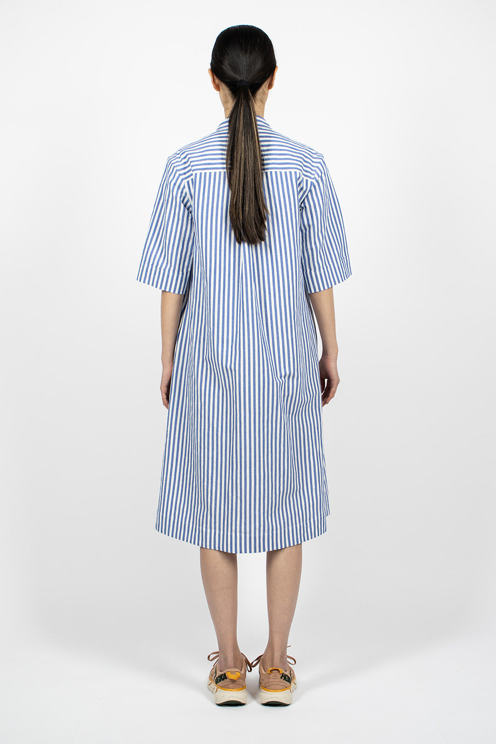 Candy Stripe Blue/White Polo Dress