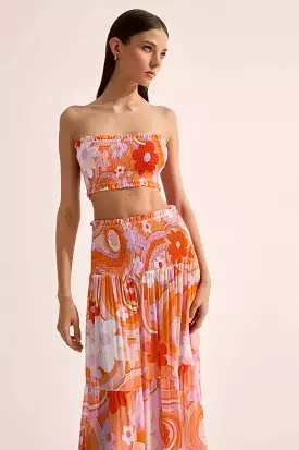 Cin Cin - Fete Shirred Bandeau - Bloom: Available for purchase and in-stock now at a competitive price!