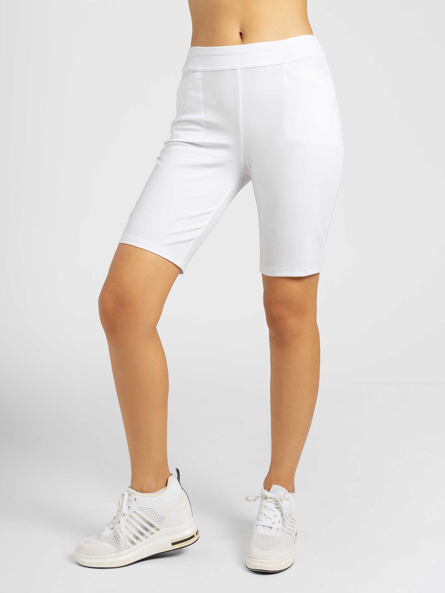 Classic 9 Slender Short - White for Women