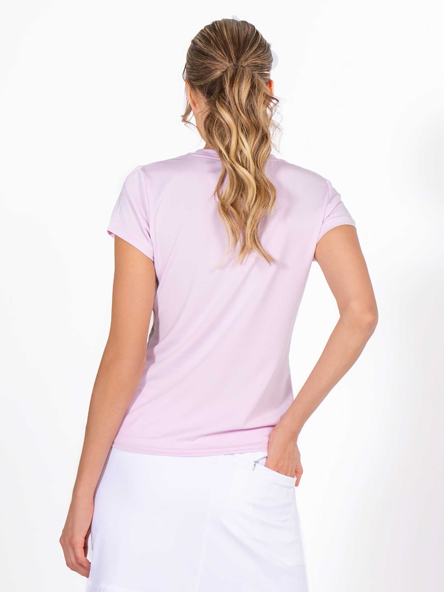 Classic Crew Neck T-Shirt - Ice Pink Combo