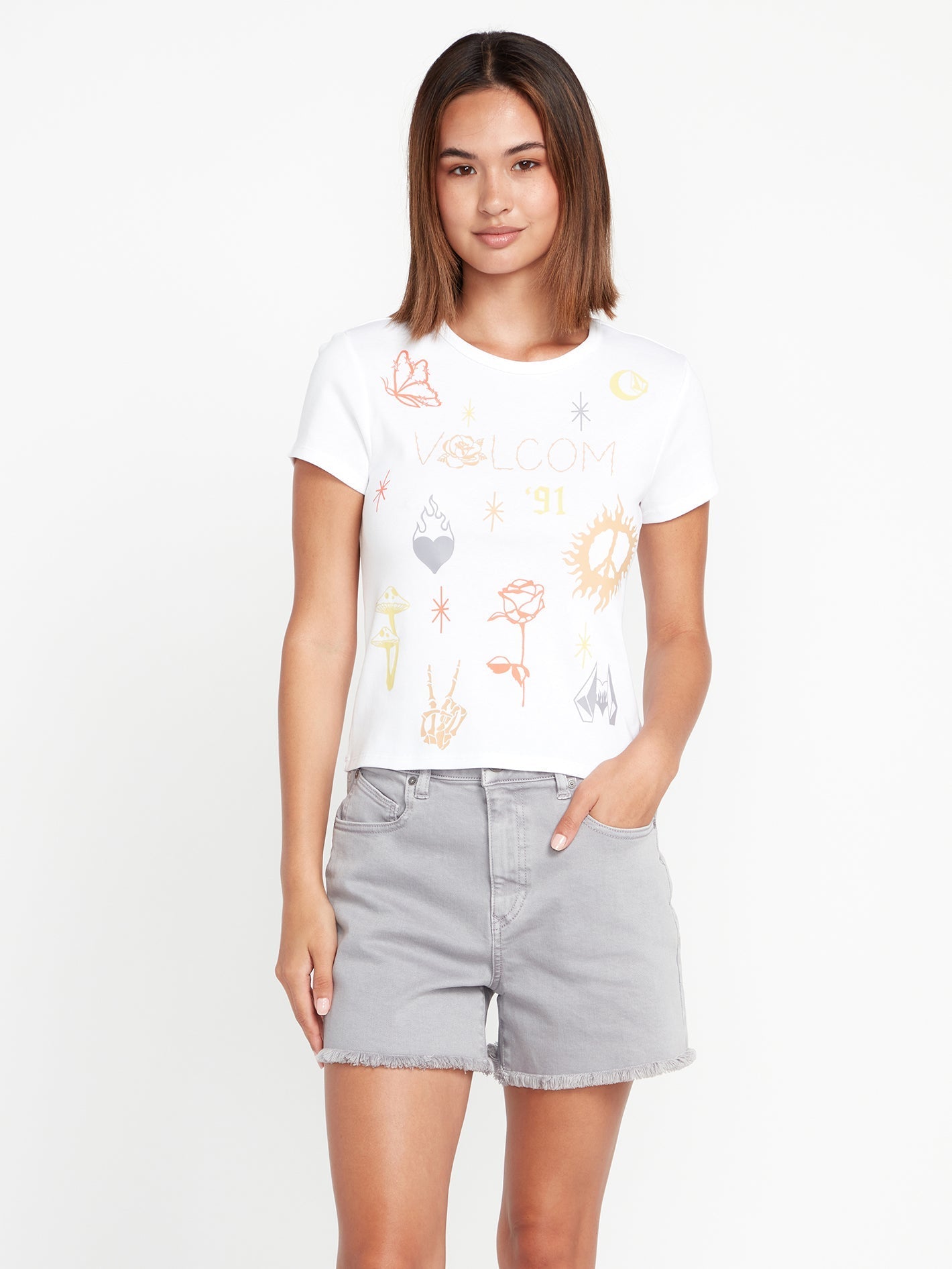 Clue Short Sleeve Tee - Moonbeam