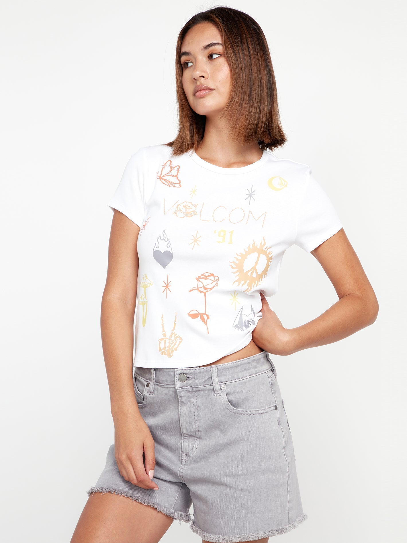 Clue Short Sleeve Tee - Moonbeam