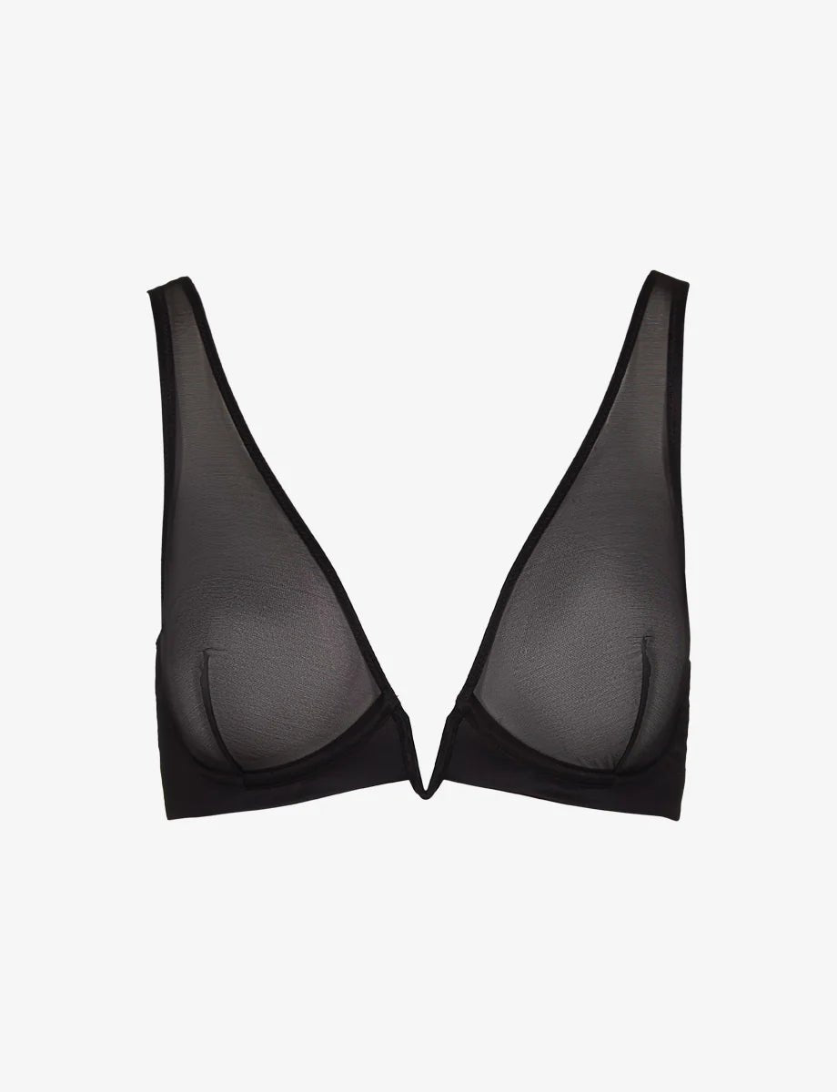 Commando Mesh Plunge Underwire Bra