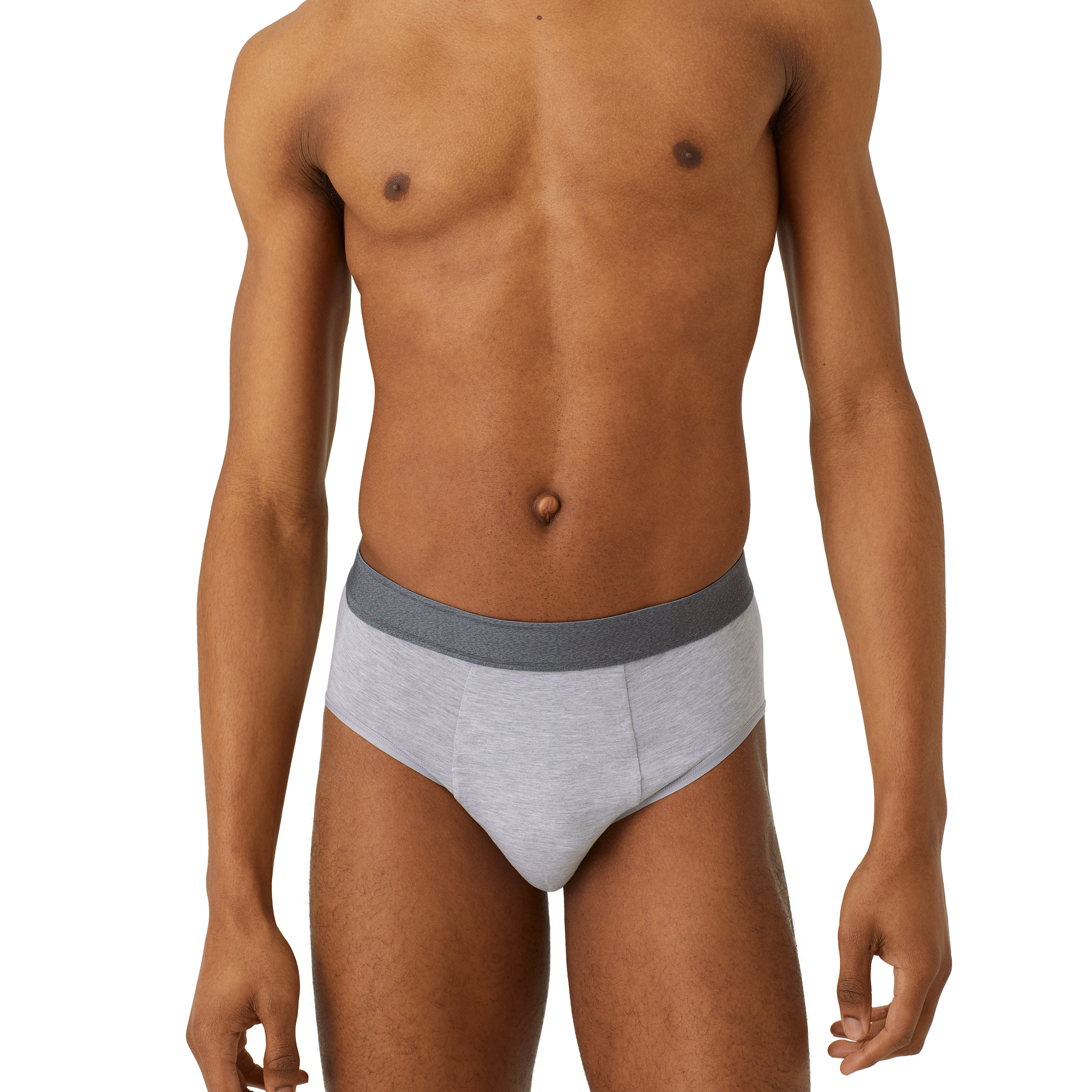 Cotton Modal Blend Flyless Briefs 6-Pack