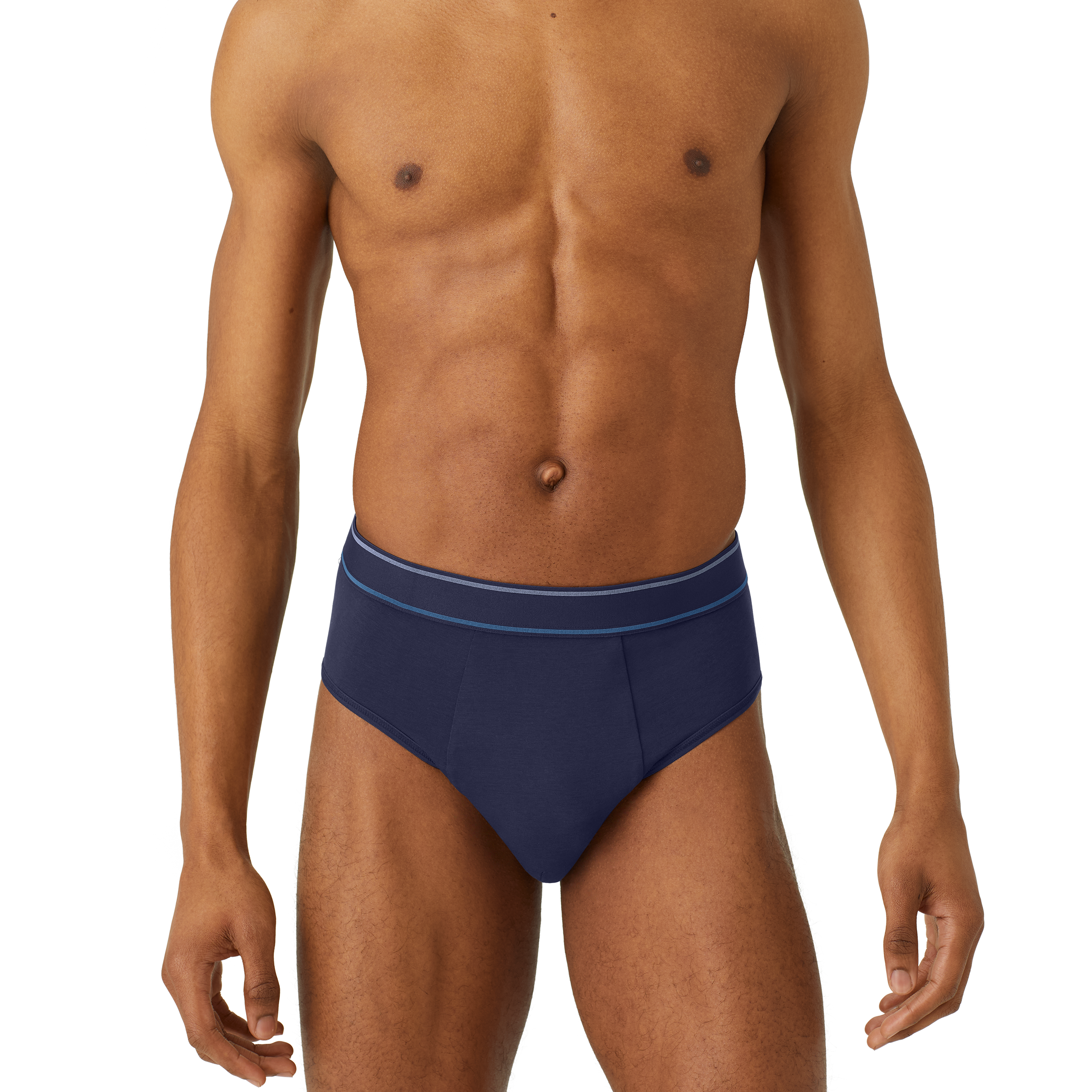 Cotton Modal Blend Flyless Briefs 6-Pack