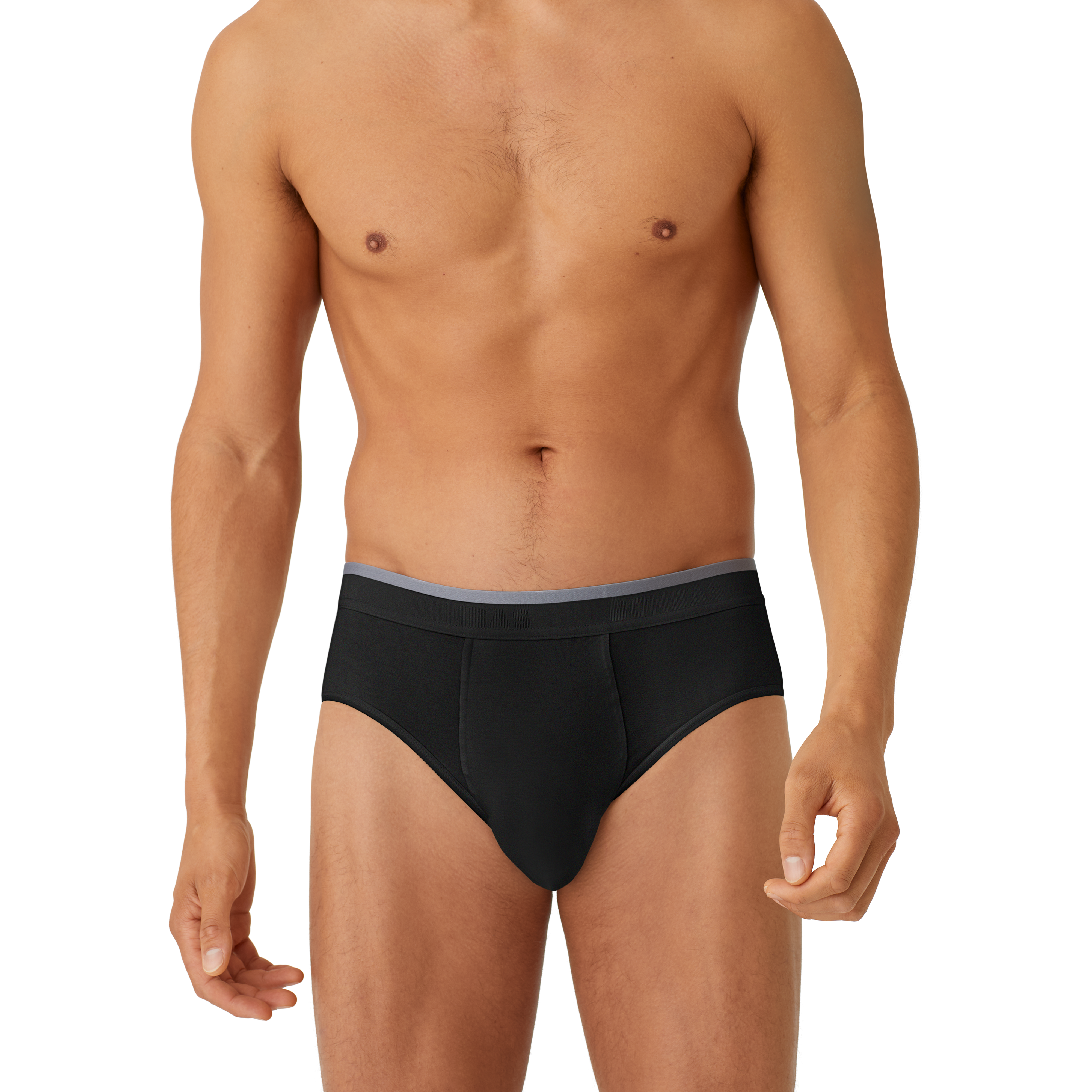 Cotton Modal Blend Flyless Briefs 6-Pack