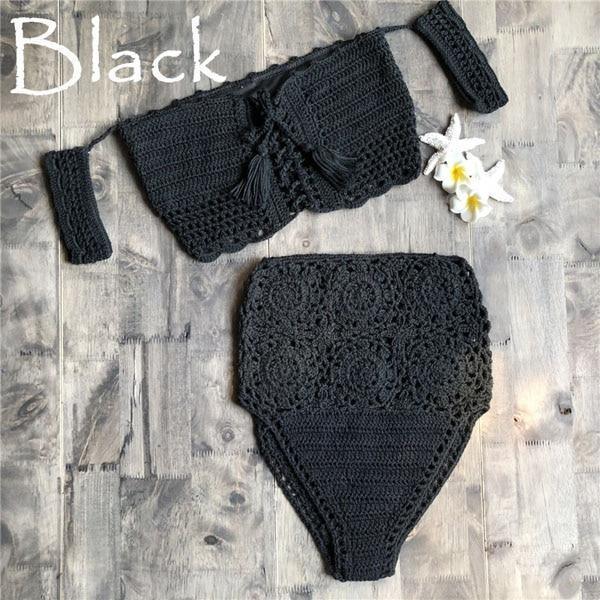 crochet bikini set