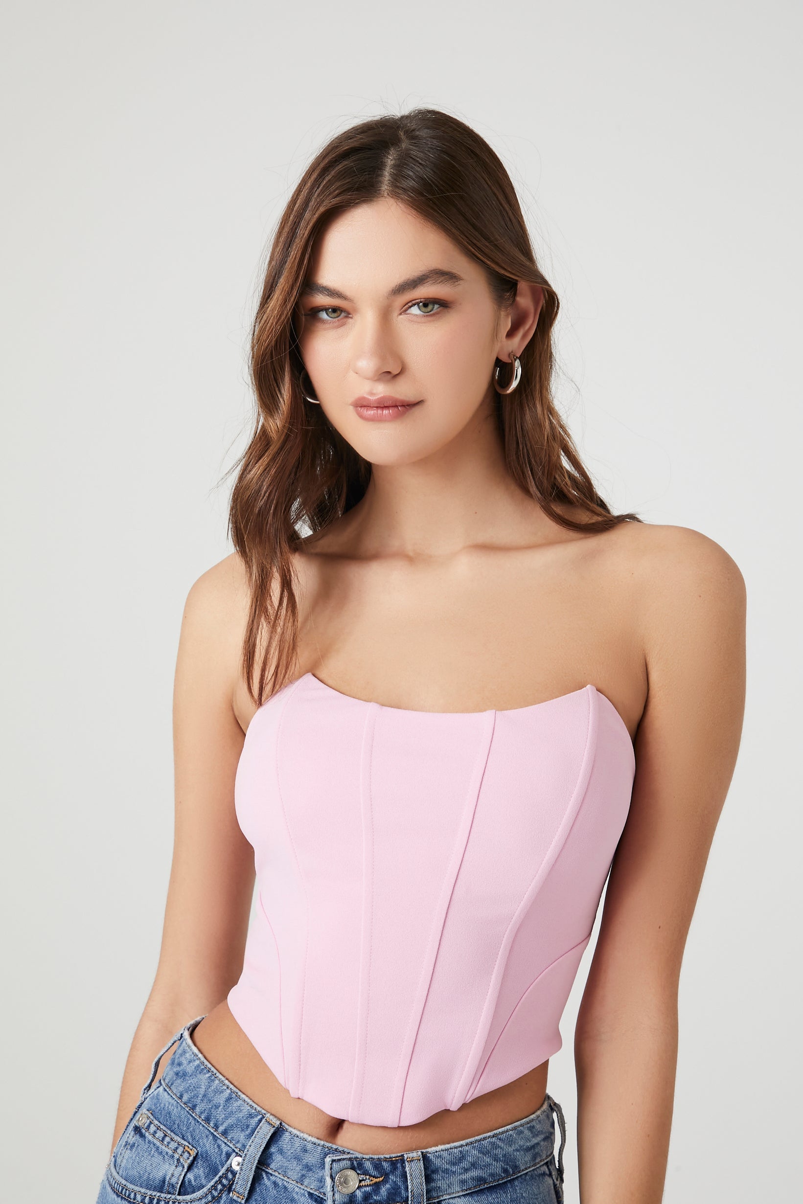 Cropped Bustier Tube Top can be rewritten as Short Bustier Tube Top in terms of Google SEO.