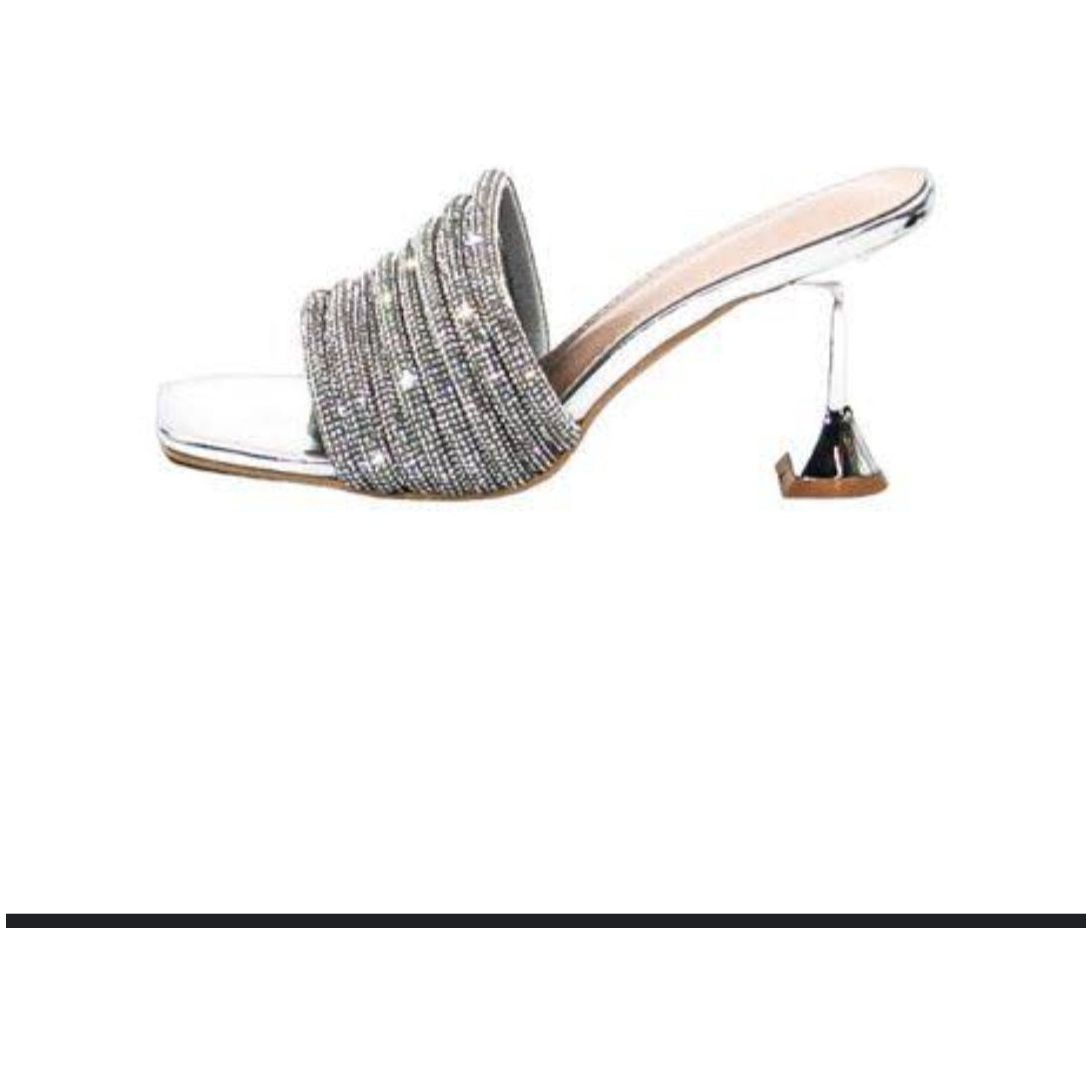 Crystal Low Heel