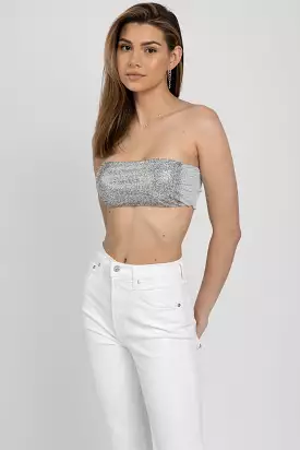 Crystal Strass Bandeau in Silver - The Magic Chest