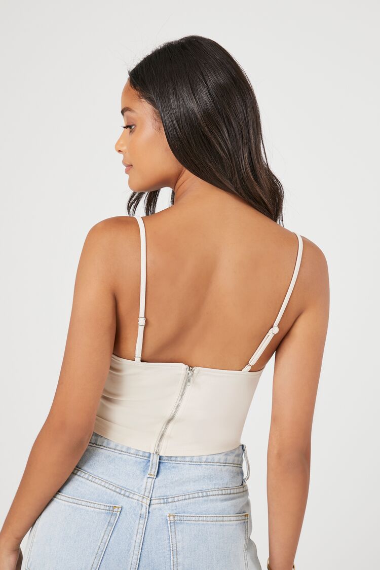 Curved Bustier Cami with Hem Variation