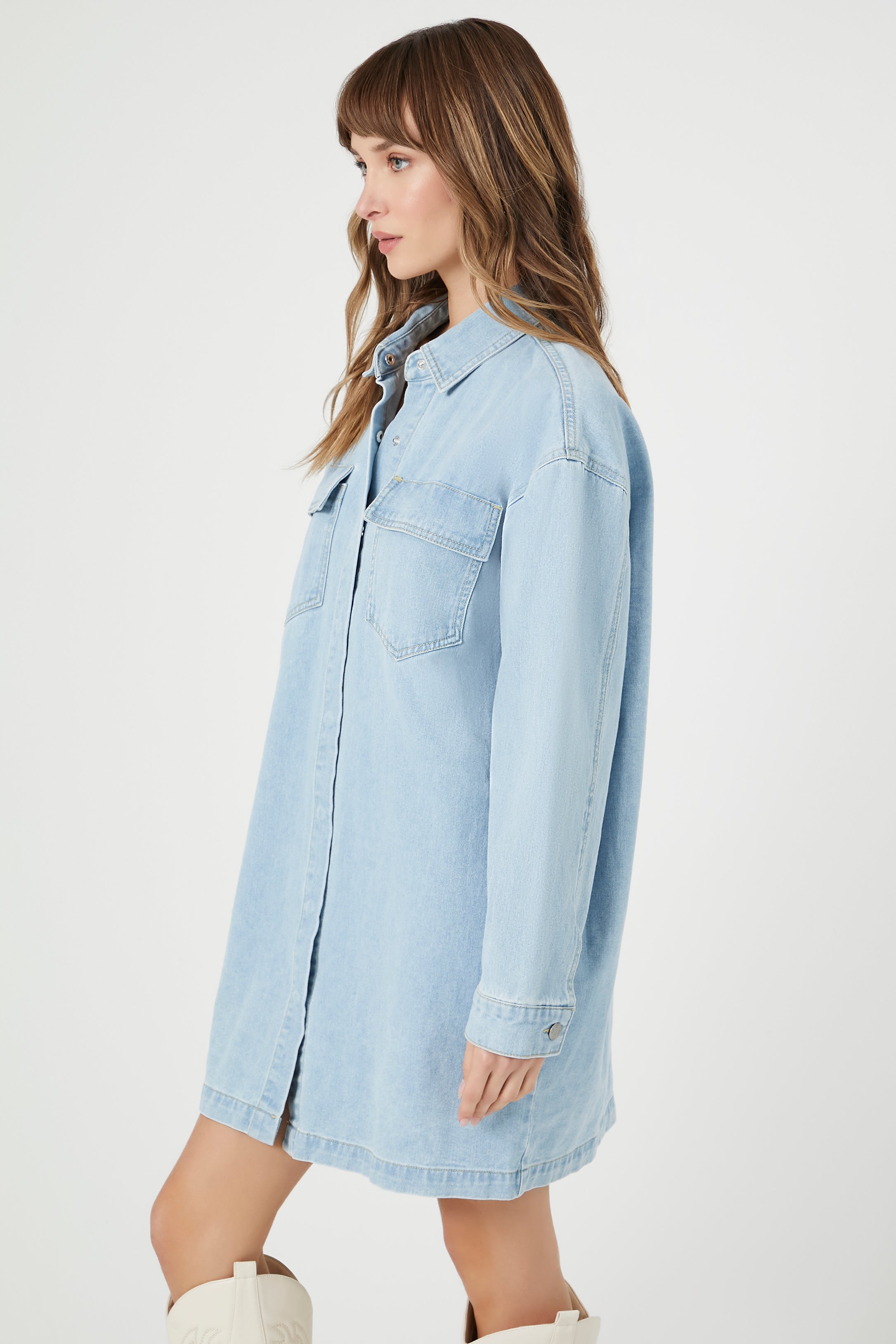 Denim Shirt Dress