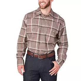 Denver Flannel - Brown and Burgundy Flannel Shirt | Shop Now!