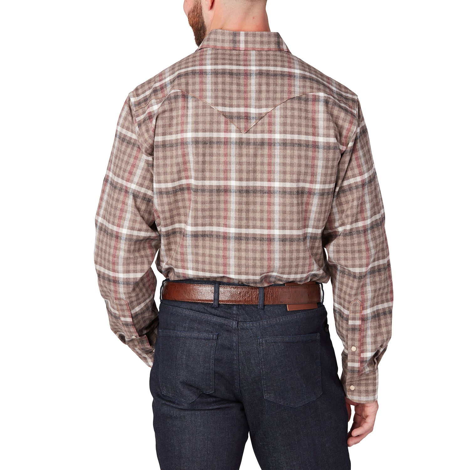 Denver Flannel - Brown and Burgundy Flannel Shirt | Shop Now!