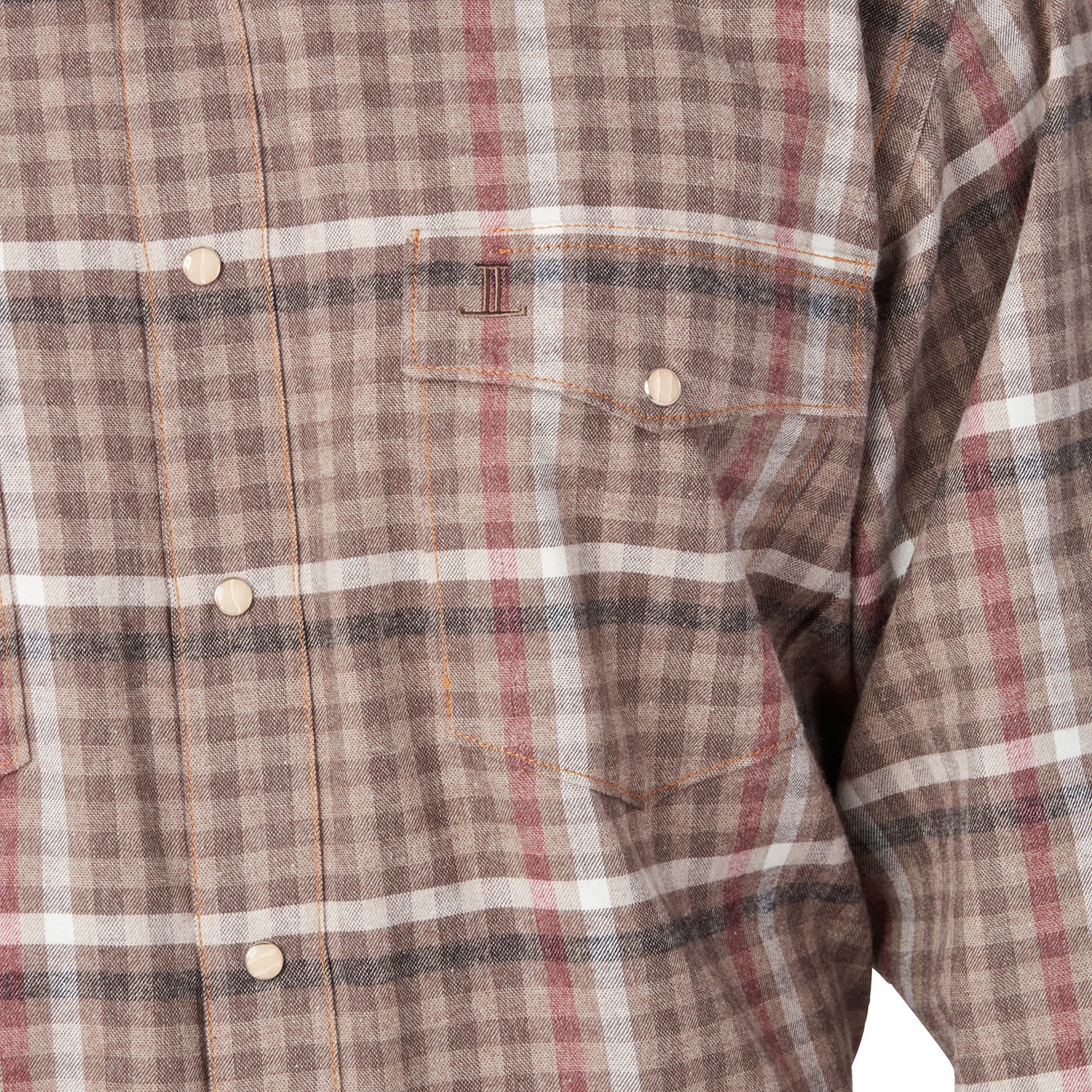 Denver Flannel - Brown and Burgundy Flannel Shirt | Shop Now!